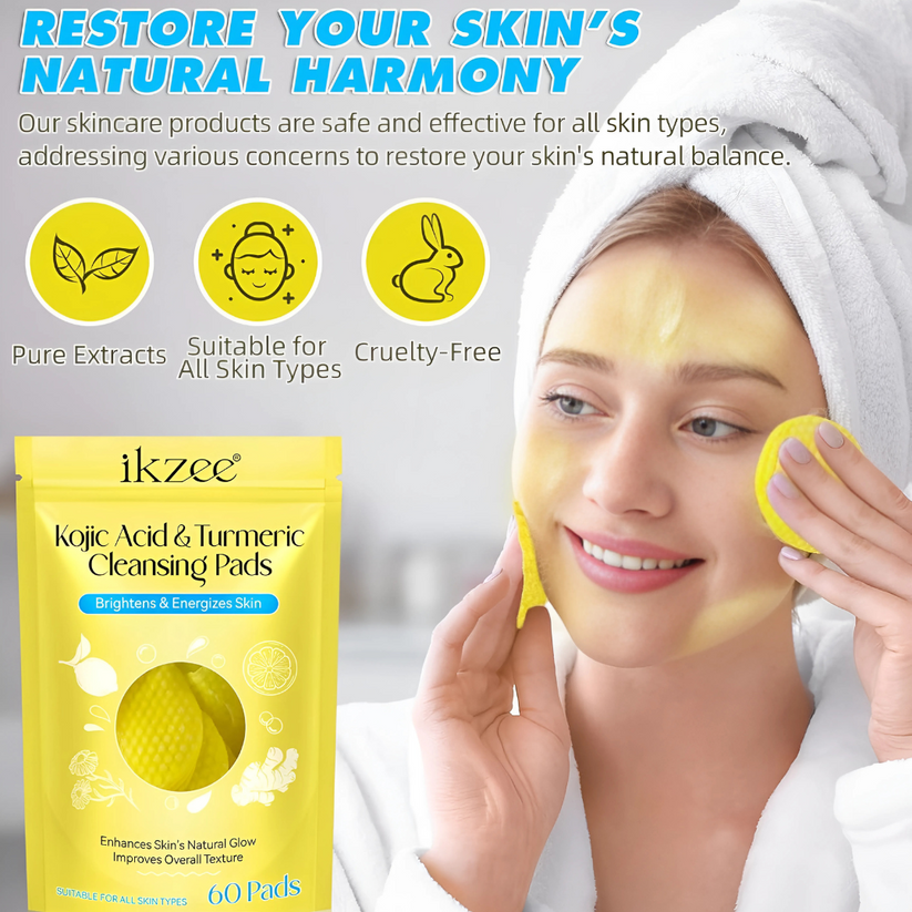 Kojic Acid And Turmeric Cleansing Pads