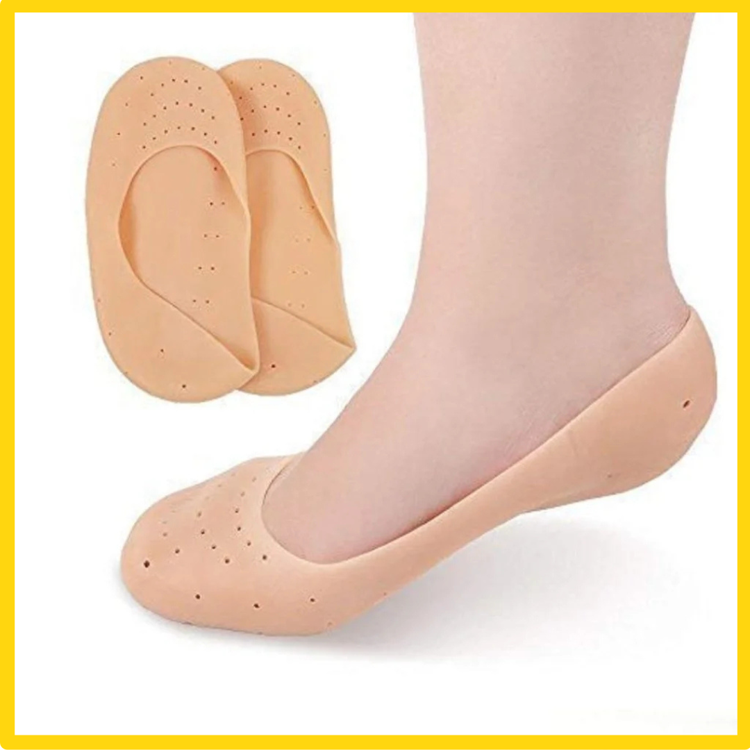 Silicon Socks Anti Crack Full Heel