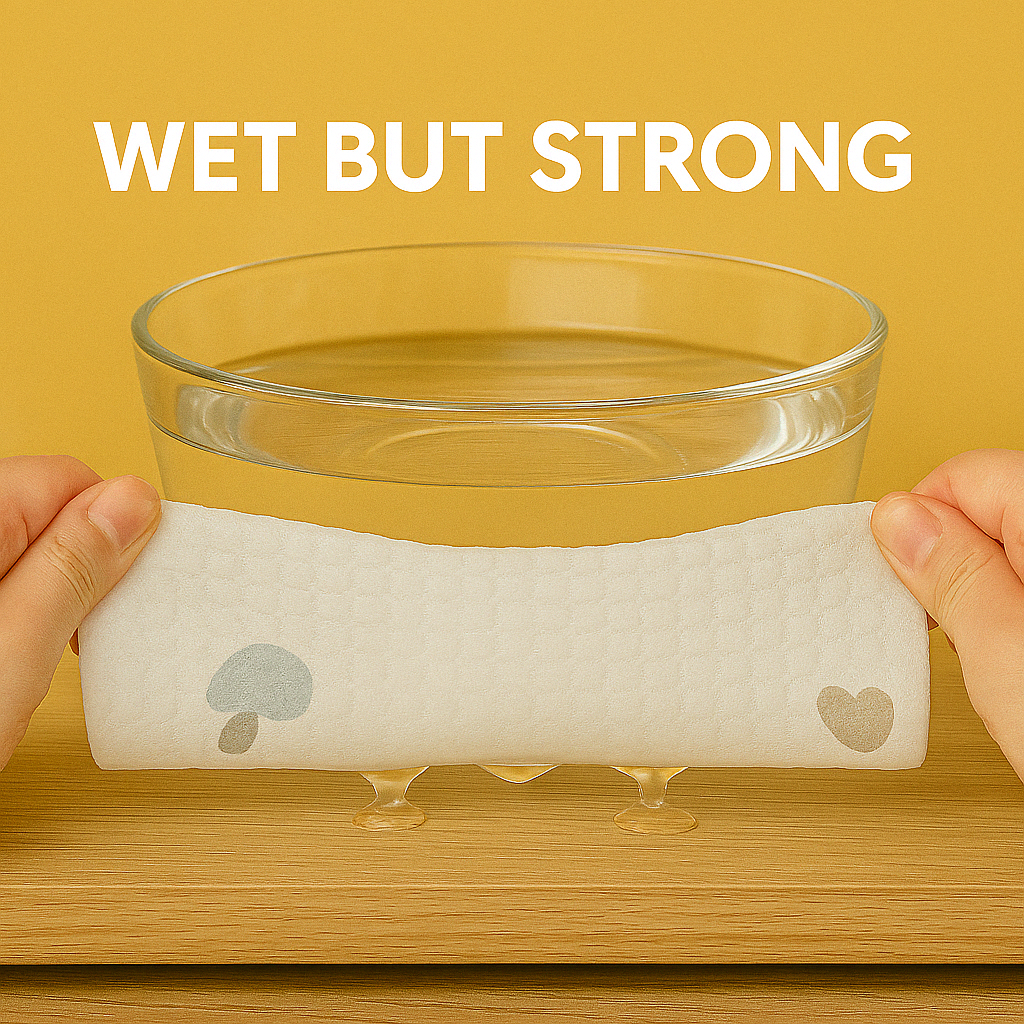 Kitchen Mat + Reusable Tissue Rolls Combo