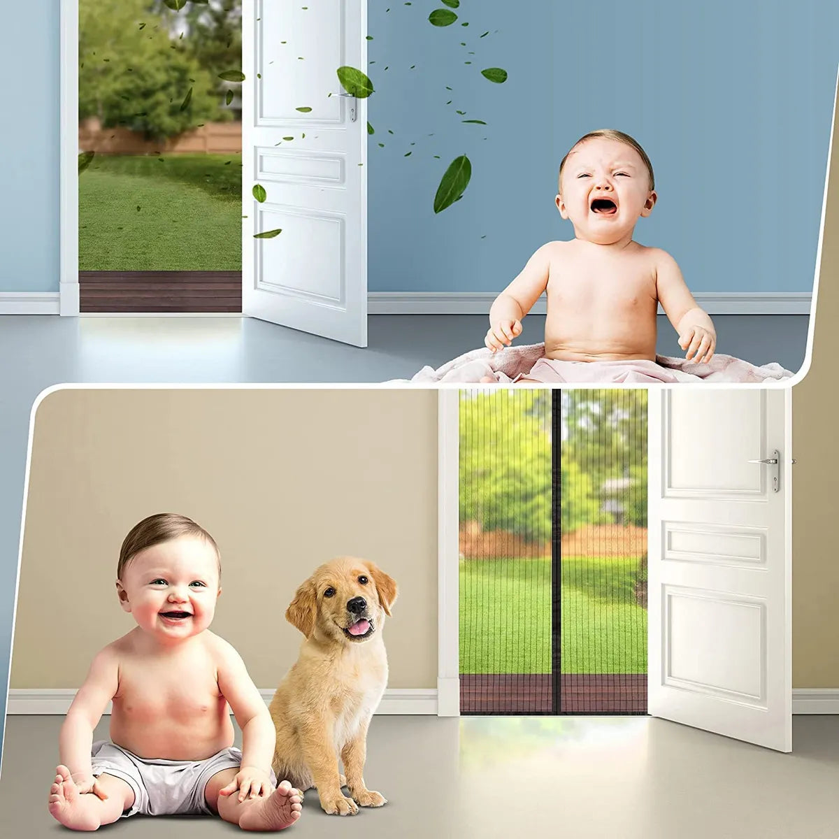 Magnetic Anti-Mosquito Door Curtains