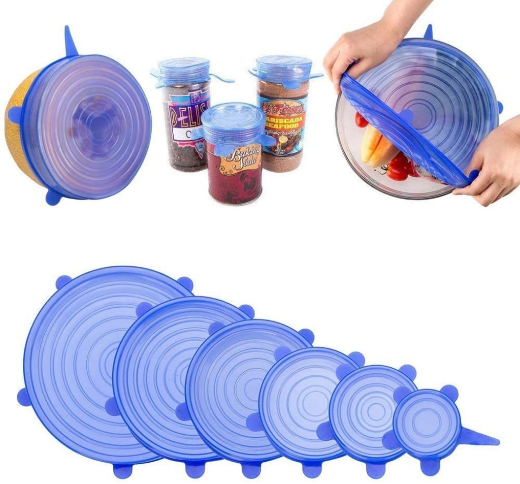 6 Pcs Silicone Lid Cover Silicon Lids