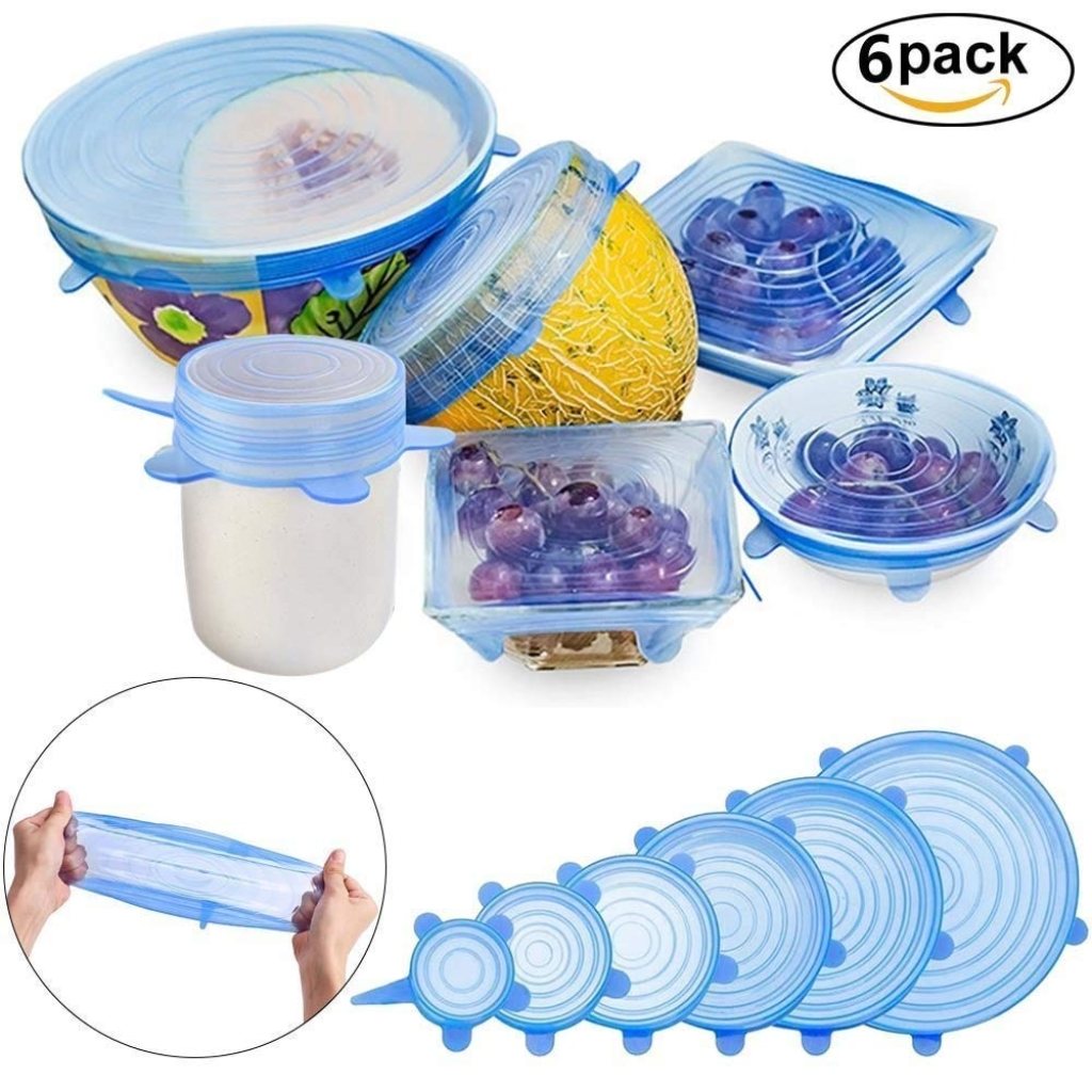6 Pcs Silicone Lid Cover Silicon Lids