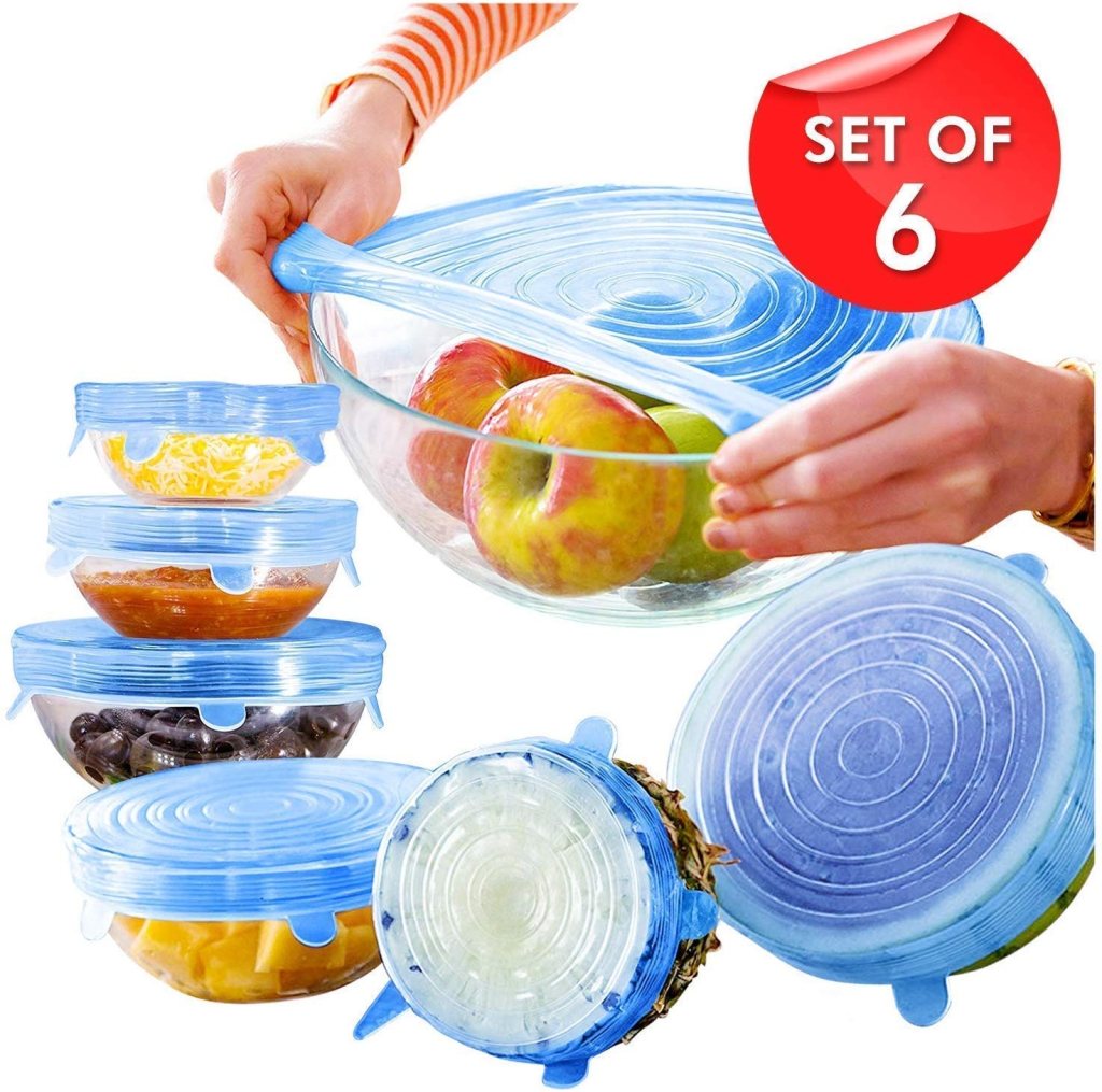 6 Pcs Silicone Lid Cover Silicon Lids