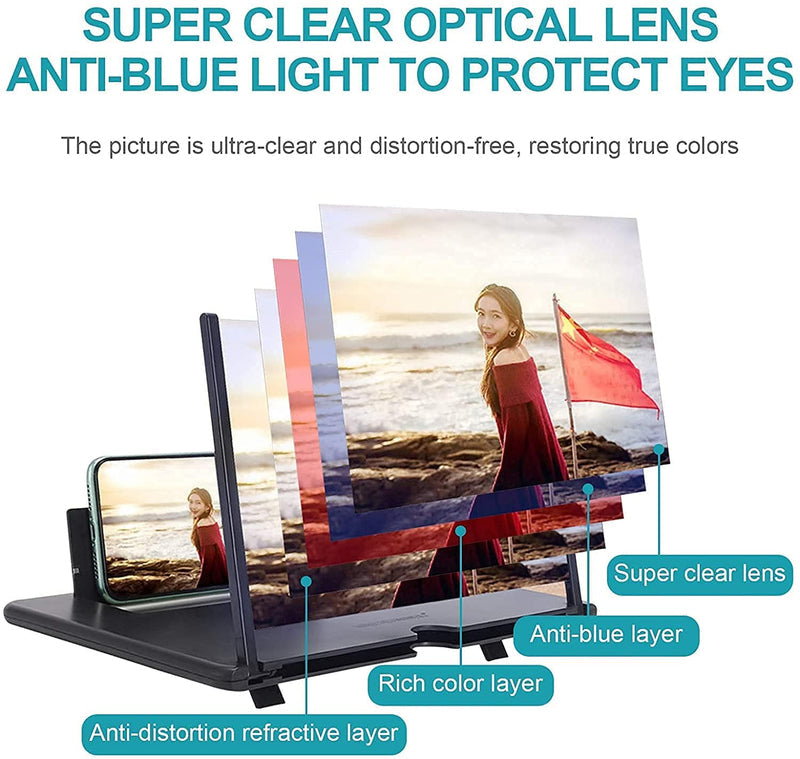 Phone Screen Expander - 3D Video Amplifier 8 Inch