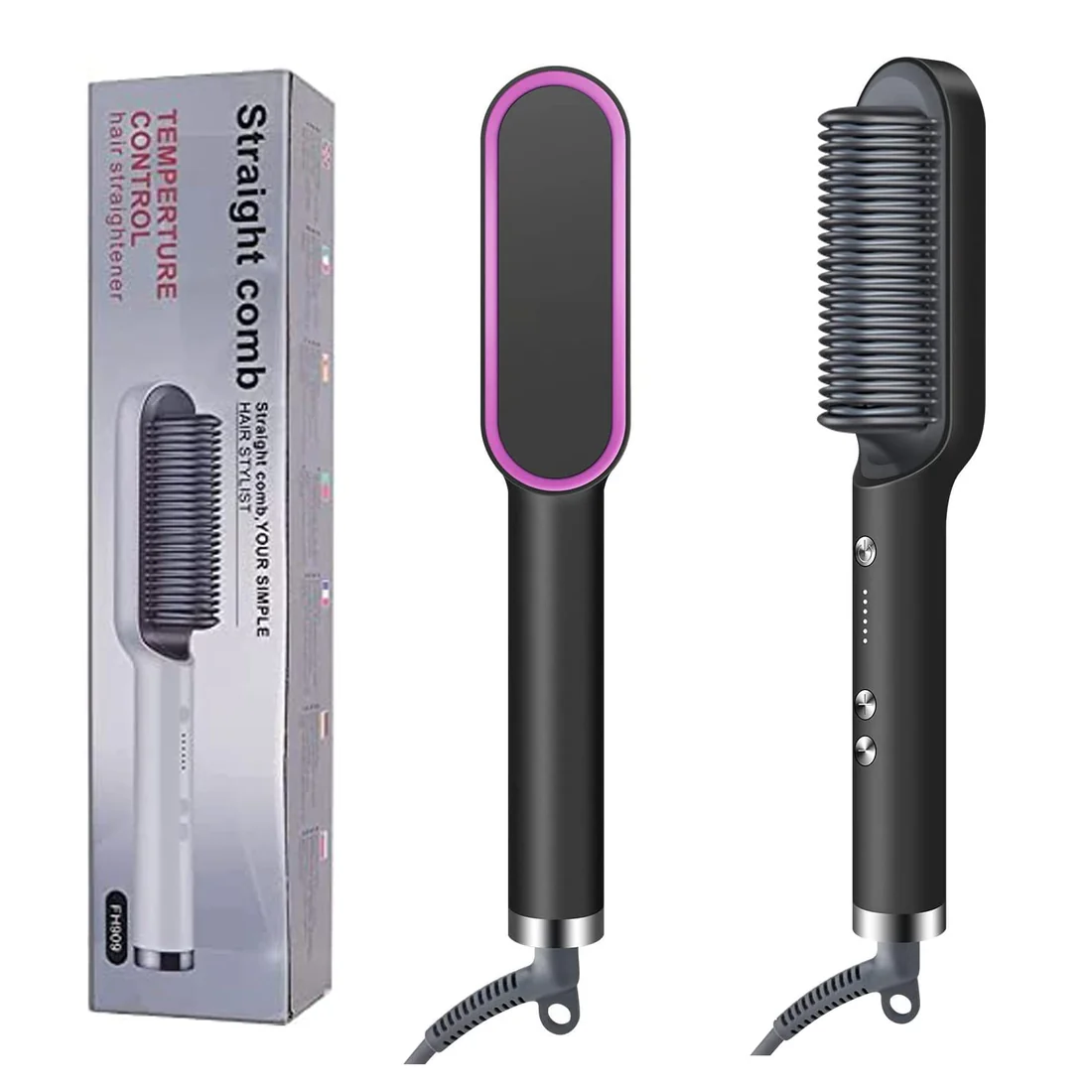 Hair Straightener Comb Hair Straightening Brush