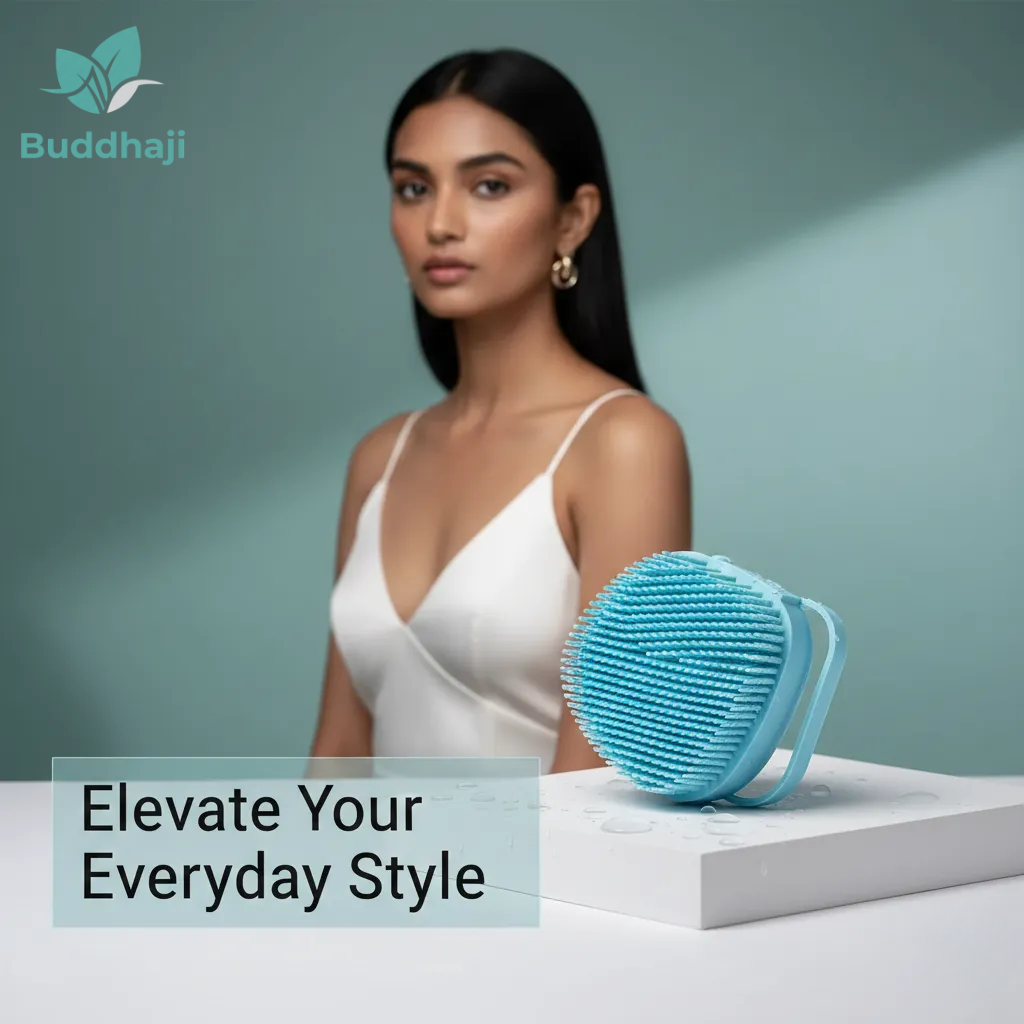 Silicone Shower Bath Brush with Dispenser Bathroom Accessories