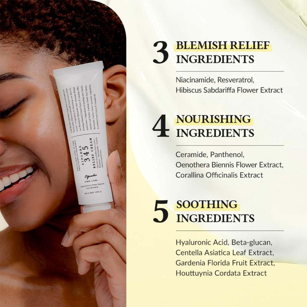 345 Relief Cream Face Moisturiser Beauty Products