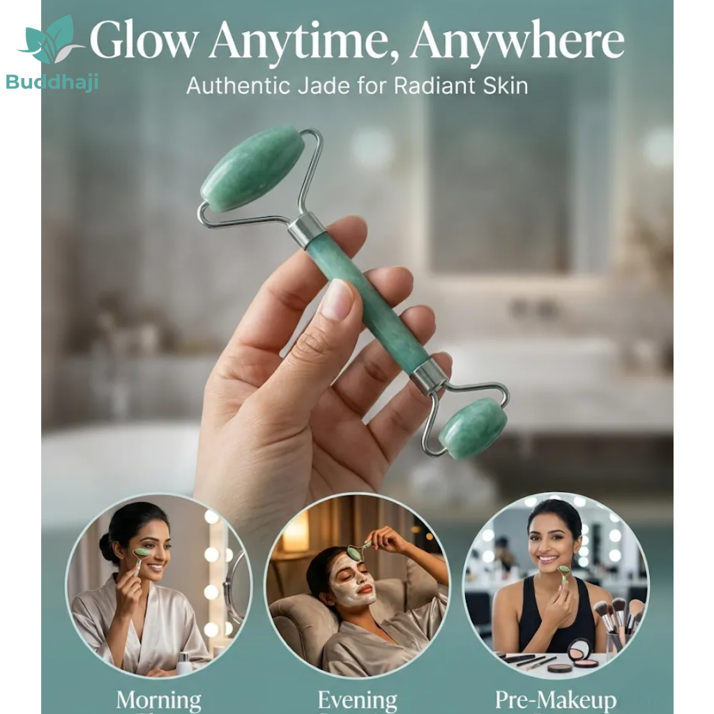 Jade Roller 2 Marble Face Massager Beauty Products