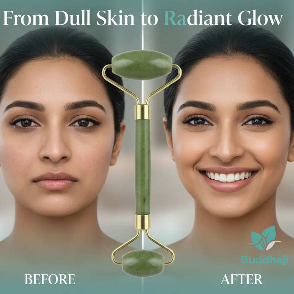 Jade Roller 2 Marble Face Massager Beauty Products