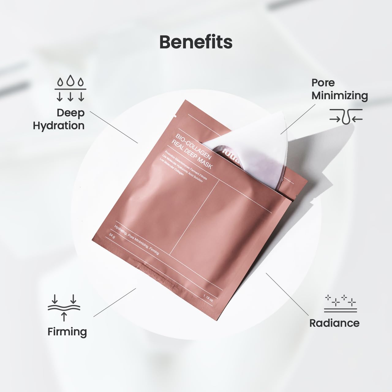 Bio-Collagen Face Mask - 4 Face Masks