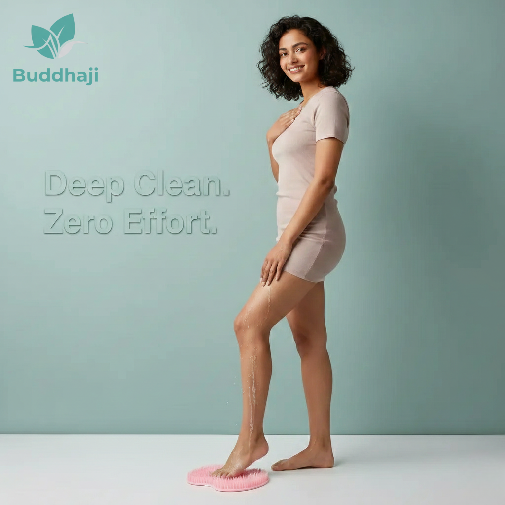 Foot Shower Scrubber Massager Mat Bathroom Accessories