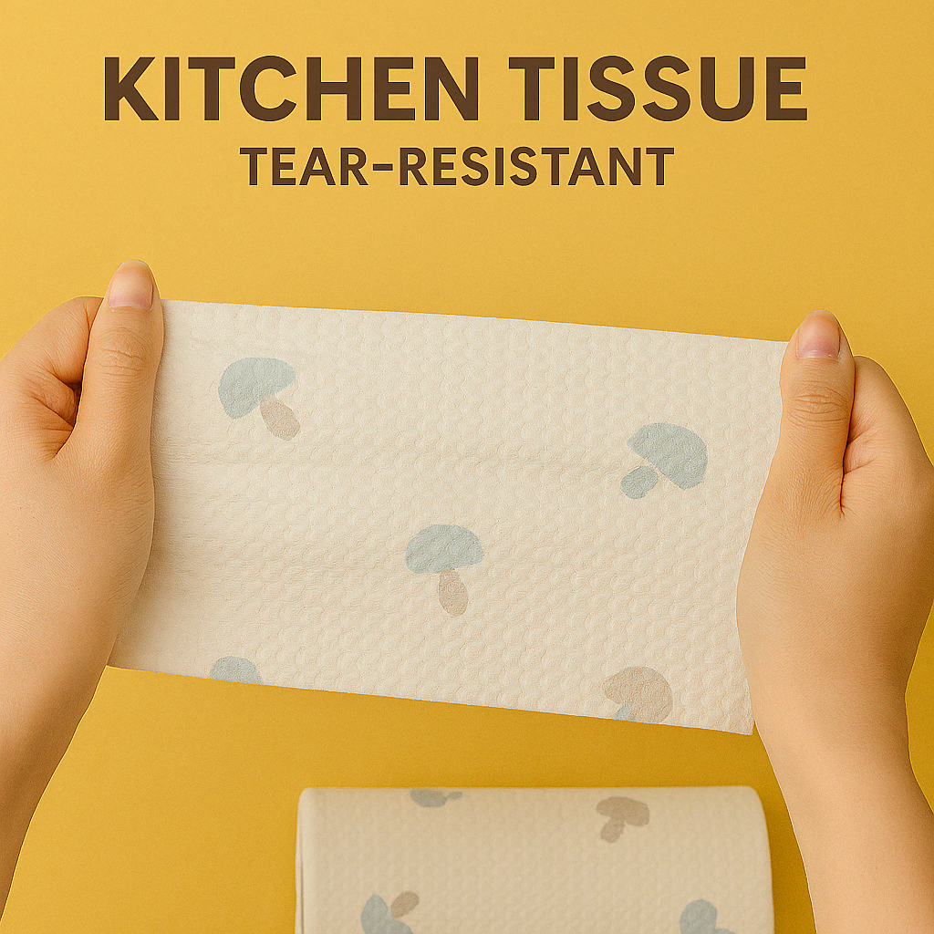 Kitchen Mat + Reusable Tissue Rolls Combo