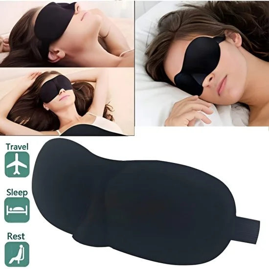 Cooling Gel Eye Mask and Free Snore Clip