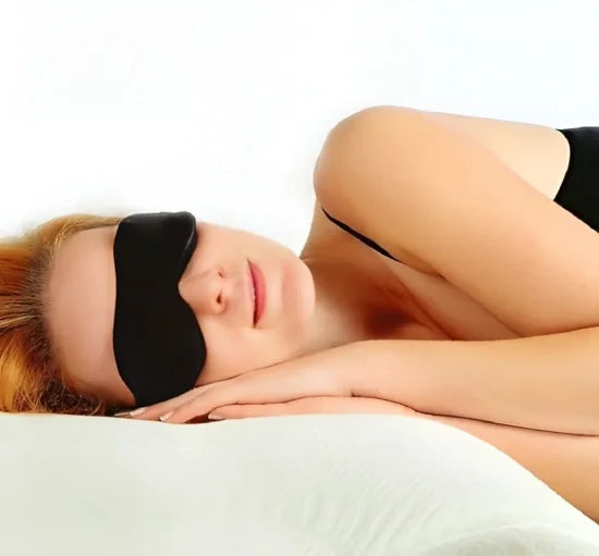 Cooling Gel Eye Mask and Free Snore Clip