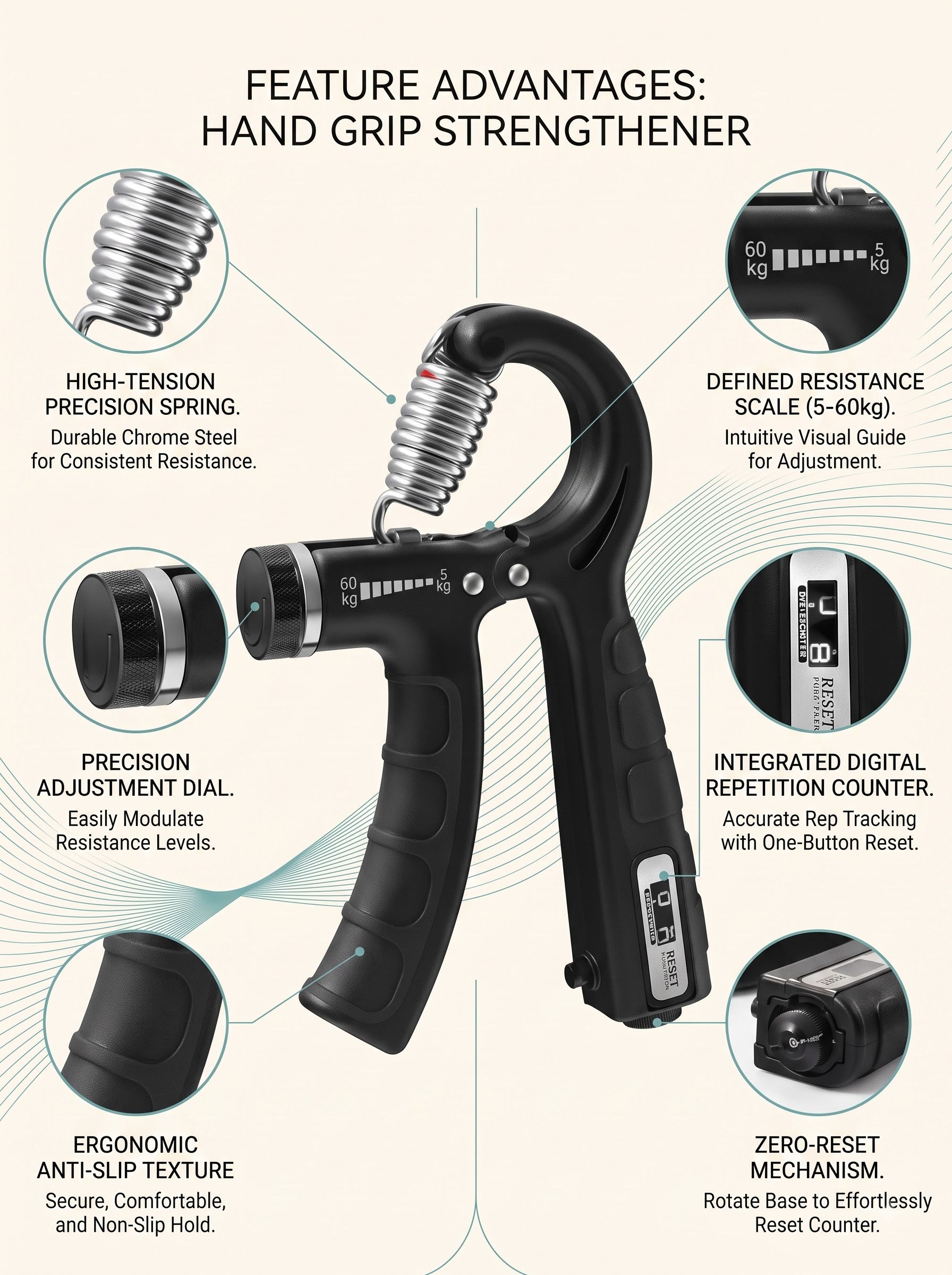 Buddhaji Adjustable Hand Gripper